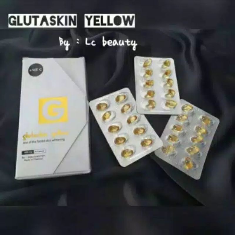 PEMUTIH BADAN // GLUTASKIN YELLOW WHITENING LC BEAUTY