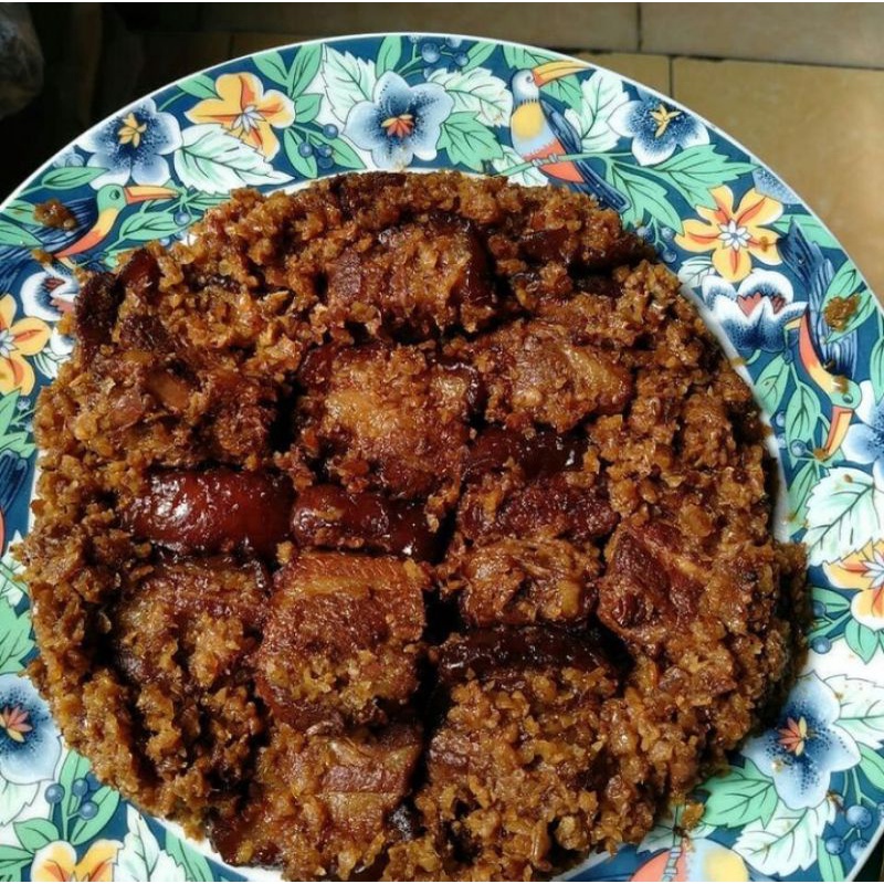 Tun Nyuk/Babi Hong/Daging Bumbu SAMCAN pakai Lobak asin/Sayur asin