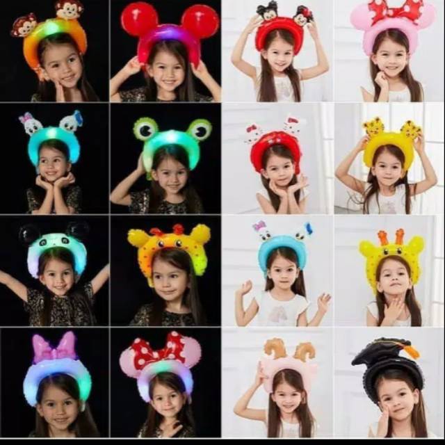 BANDO LED ANAK BANDO LUCU BANDO UNIK BANDO BALON PLASTIK