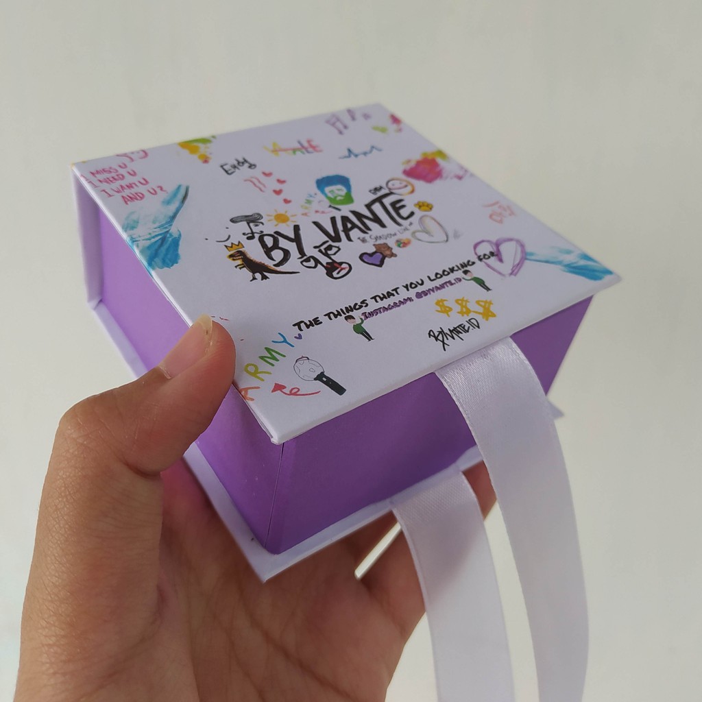 

Gift BOX custom 9x9x4cm || Kotak Kado accesories || hampers || Kotak Perhias