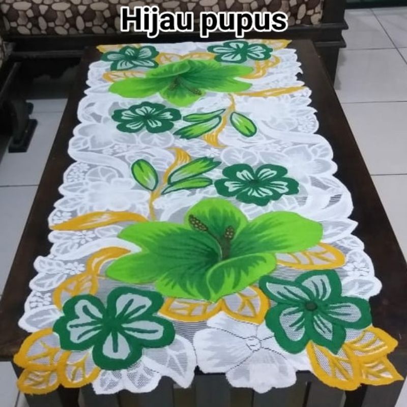 (COD)Taplak Ruang Tamu Minimalis Ukuran 50x100cm/Taplak Timbul/Taplak Murah