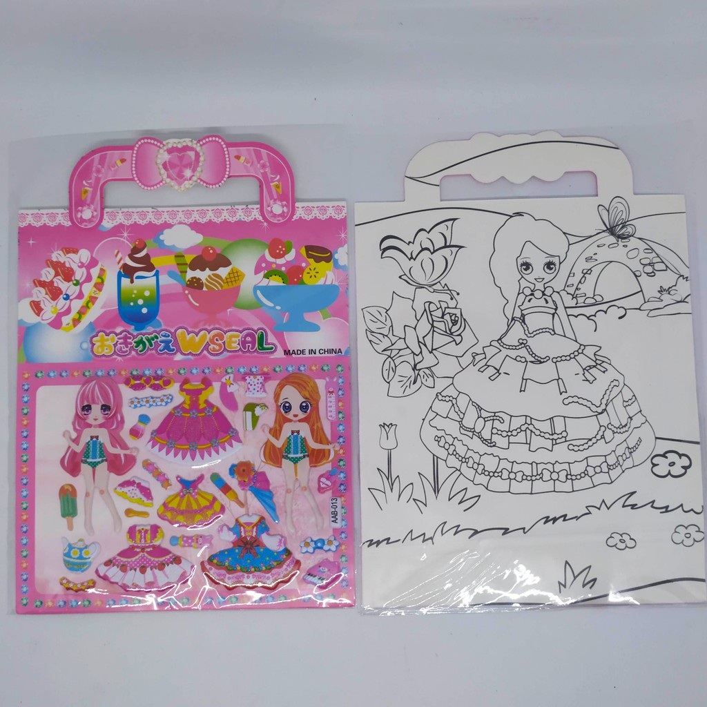 

Stiker mix n match mewarnai
