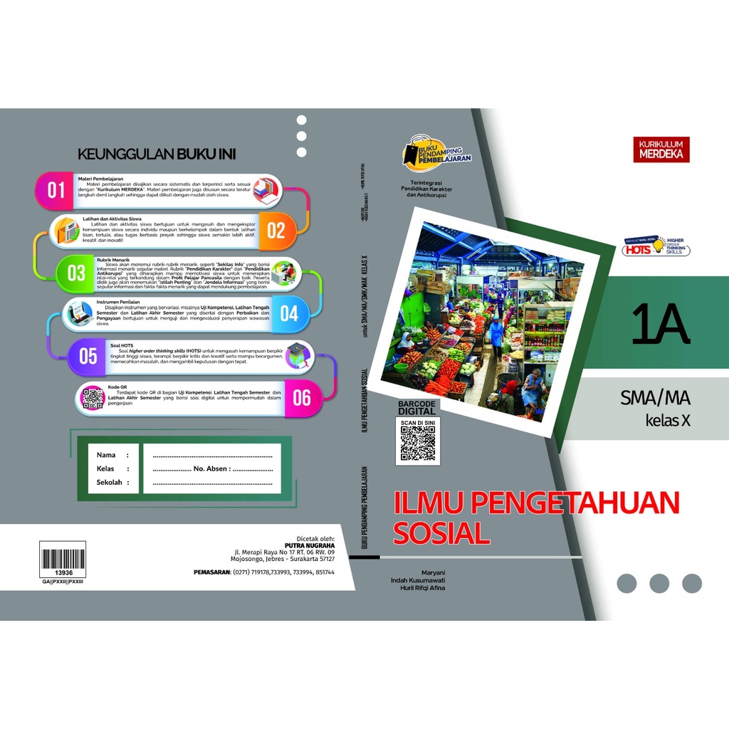 Buku LKS IPS (Sosial) _ SMA MA Kelas 10 _ Ganjil K Merdeka