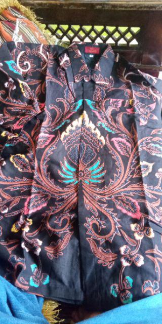 Kemeja Batik Pria Lapis Furing Kalawangsa Colet Katun Primisima Batik Solo Batik Eksklusif