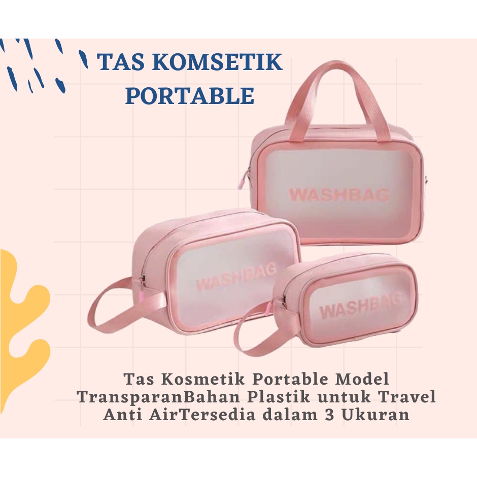 HARGAPROMO!! Tas Sunxin / Tas Kosmetik Portable -2106 / Tas Peralatan Mandi Pouch