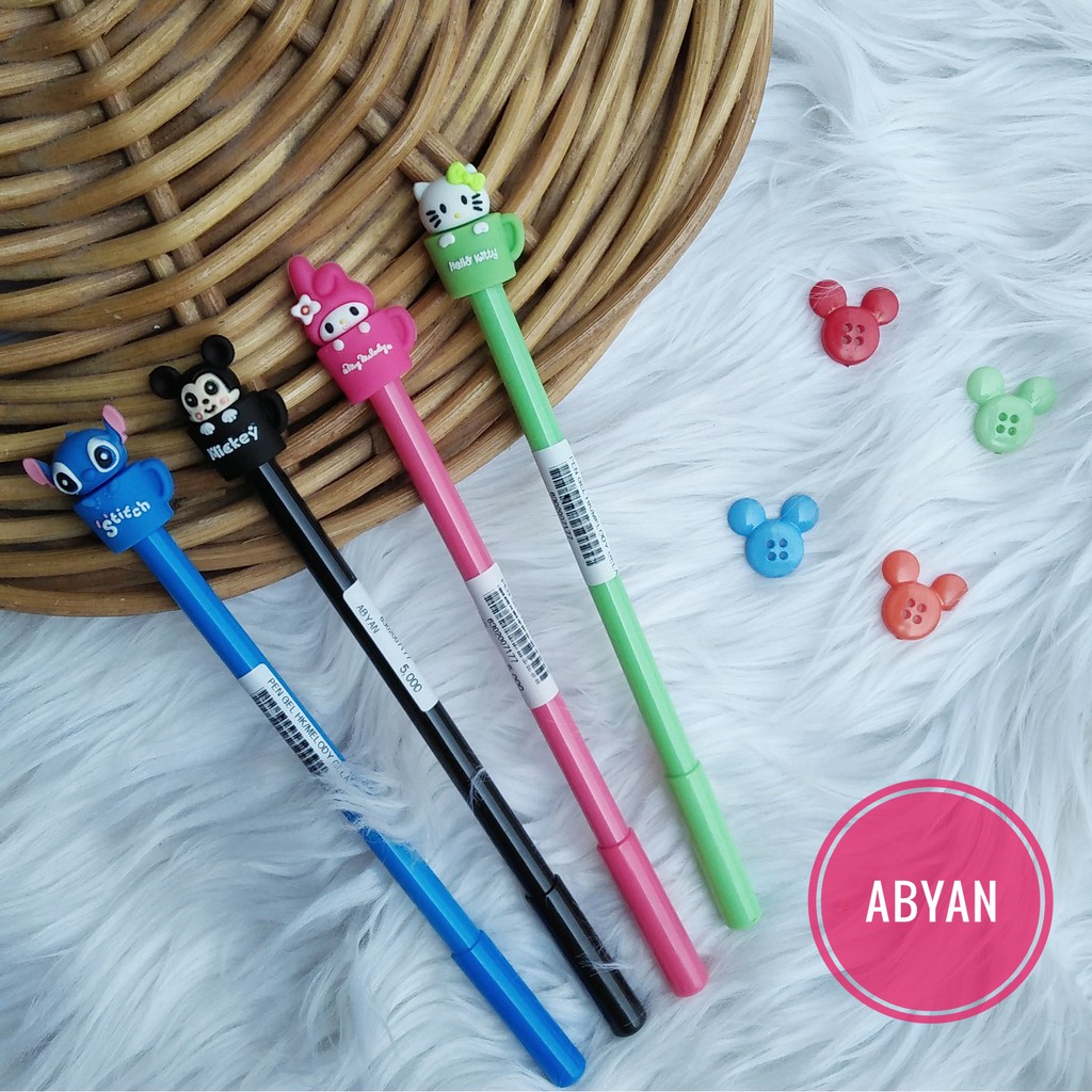 

pulpen karakter lucu murah hello kity