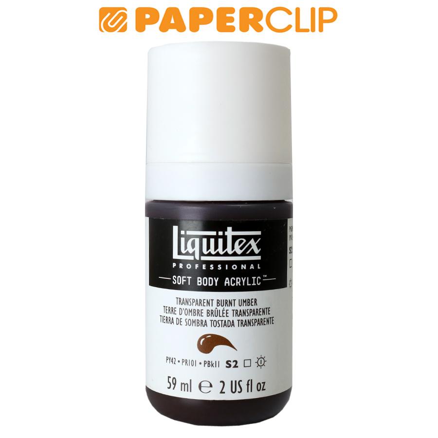 

ACRYLIC SOFT BODY LIQUITEX 1959130LQ TRANSPARENT BURNT UMBER