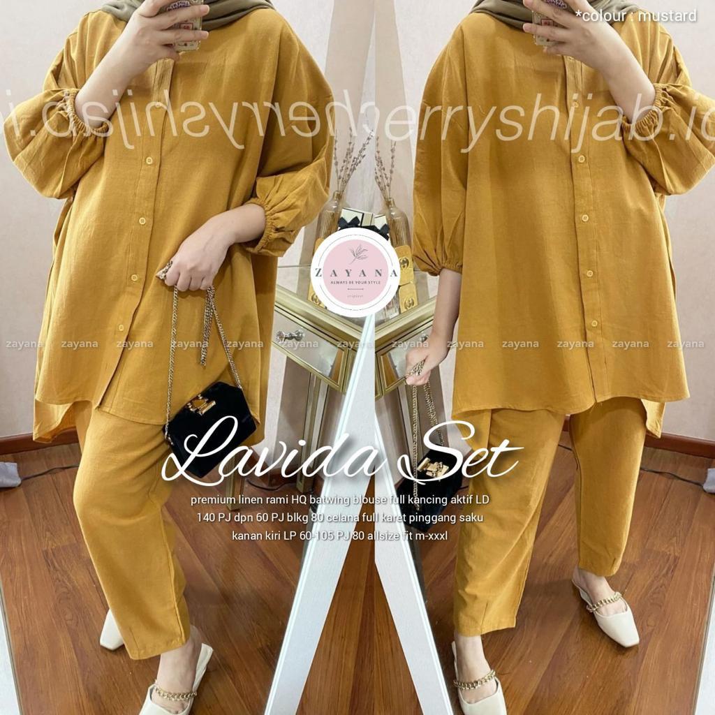Baju Setelan Wanita Kekinian LD 150 | Setelan Wanita JUMBO Tunik Terbaru | One Sett Setelan Wanita T