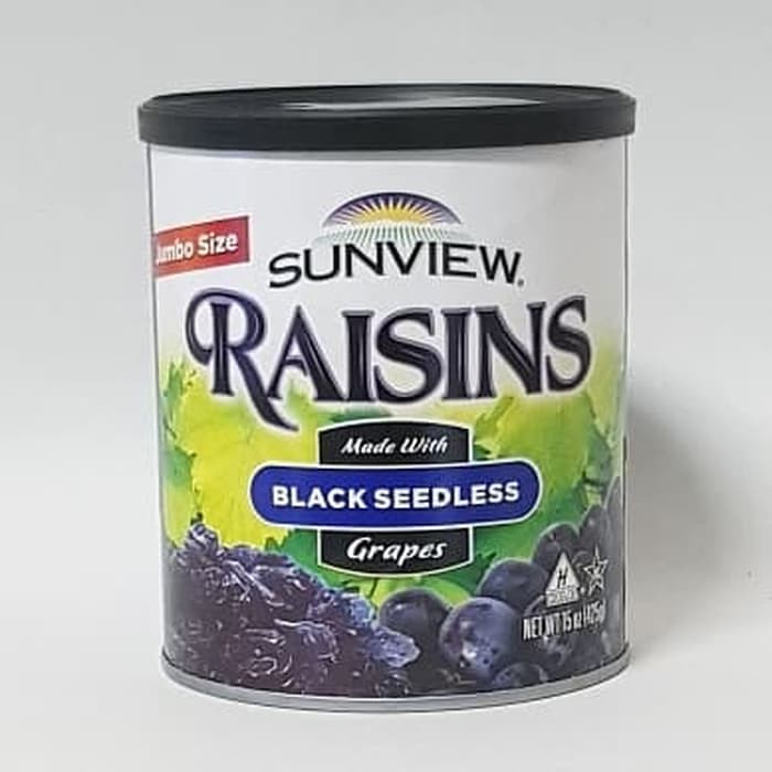 

SUNVIEW RAISINS BLACK SEEDLESS GRAPES 425 GR