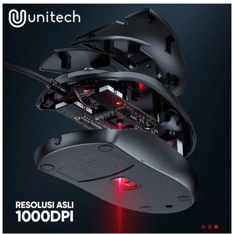 ITSTORE Mouse Kabel USB G3 Unitech Wired Kabel USB 1000DPI