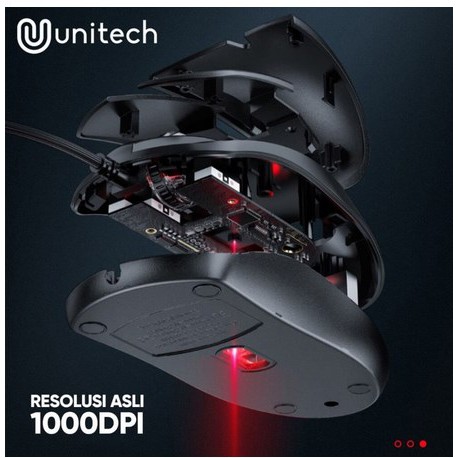 ITSTORE Mouse Kabel USB G3 Unitech Wired Kabel USB 1000DPI