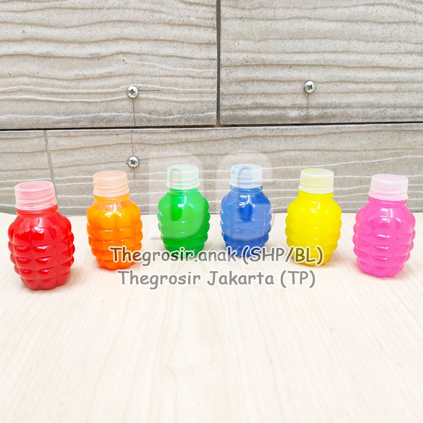 MURAH!!! SLIME CLEAR JELLY JAM CLOCK BURUNG HANTU OWL Granat WARNA RANDOM