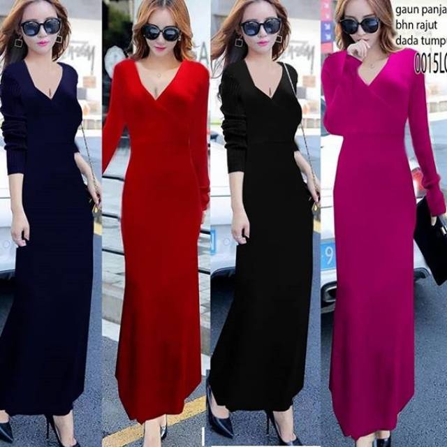 MIDI DRESS RAJUT//LONGDRESS RAJUT//DRESS PANJANG RAJUT IMPORT WANITA