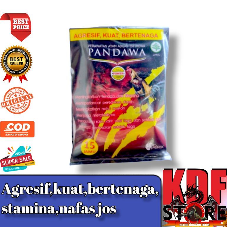 PANDAWA POWER Jamu ayam petarung - full stamina - 1 Saset