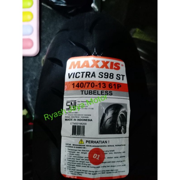 Ban tubeless Maxxis Victra 140/70-13 for N-max/new/PCX new 160/ADV