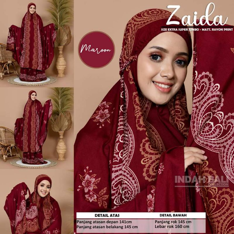 MUKENA BALI EXTRA SUPER JUMBO ZAIDA