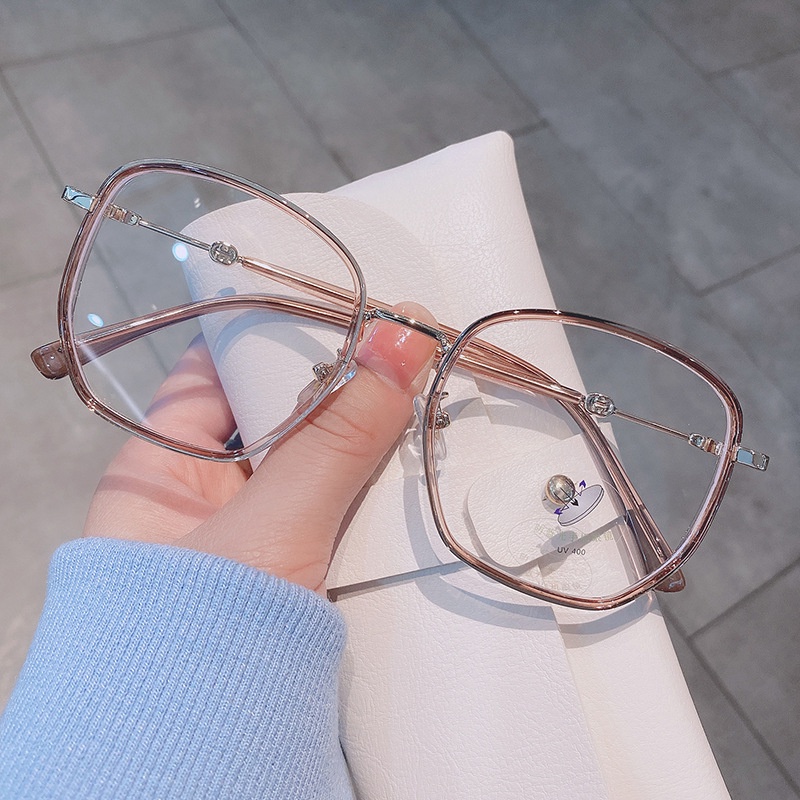 Tr90 Kacamata Oversize Anti Radiasi Bahan Metal Untuk Pria / Wanita