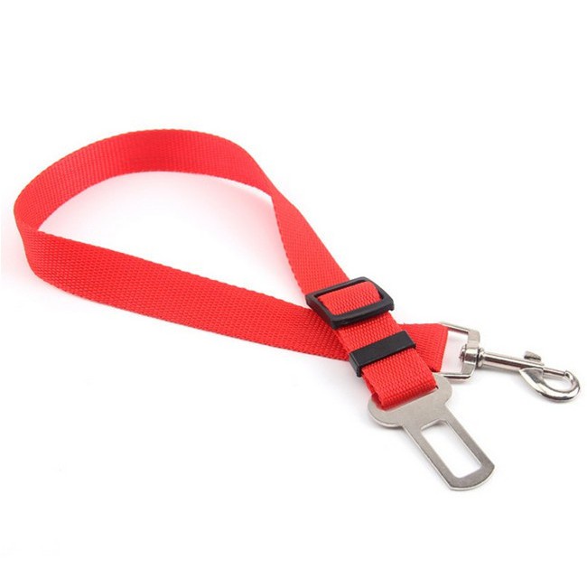 Sabuk Pengaman Anjing Kendaraan Baru Sabuk Pengaman Mobil Klip Timbal Pet Cat Dog Safety Laisse Chien Cuir