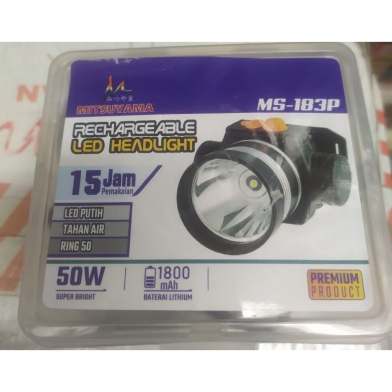 Senter Kepala 50 Watt Mitsuyama MS 183 P