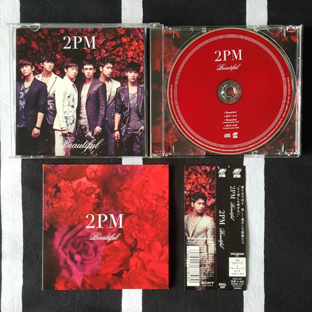 2PM BEAUTIFUL LIMITED EDITION TYPE B WITH PHOTOBOOK JUN. K NICHKHUN TAECYEON WOOYOUNG JUNHO CHANSUNG