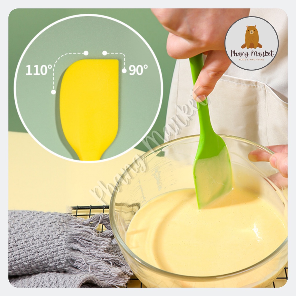 Kitchen Utensil Spatula Silikon Sillikon Silicone Silicon Alat Masak Baking Bake Tahan Panas Food Grade