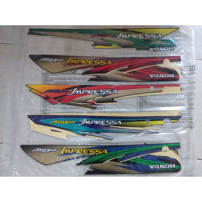 striping stiker body impressa