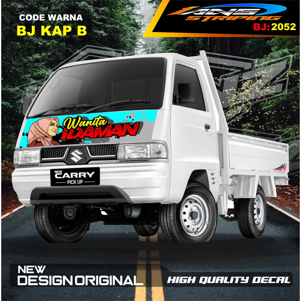 DECAL STIKER KAP DEPAN CARRY L300 PICK UP / STIKER KABIN CARRY L300 / STIKER KAP CUP DEPAN L300 PICK UP / STIKER MOBIL