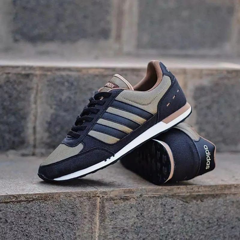 ADIDAS NEO CITY RACER OLIVE GREEN BLACK