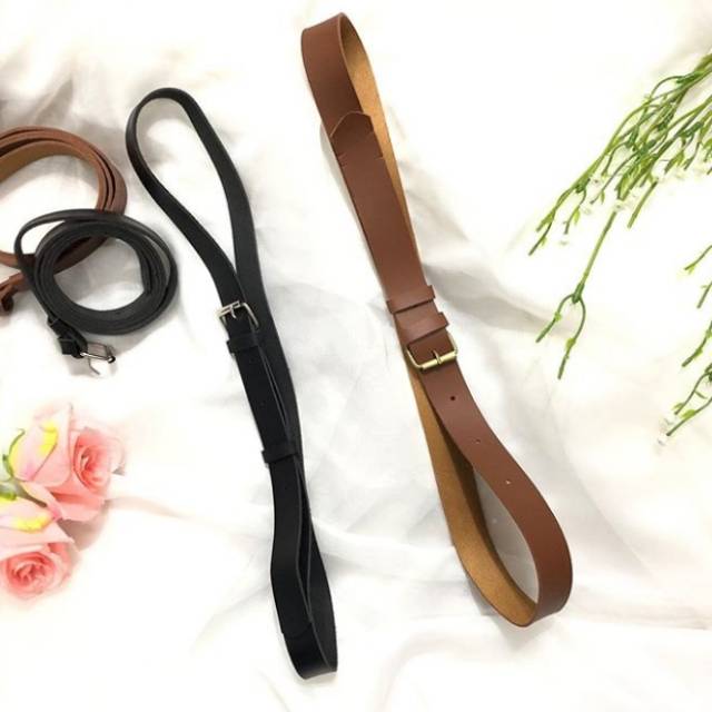 Sabuk Kulit Sintetis - belt fashion wanita