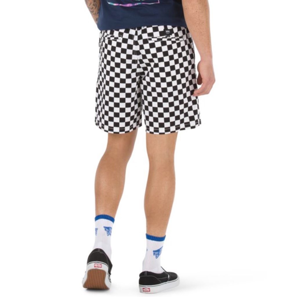 CELANA PENDEK VANS OFF THE WALL | RANGE RELAXED ELASTIC SHORT CHECKERBOARD