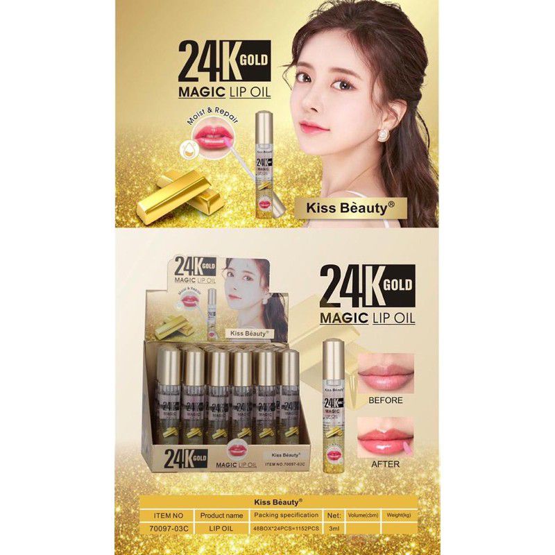 Kiss Beauty 24K Gold Lip Oil