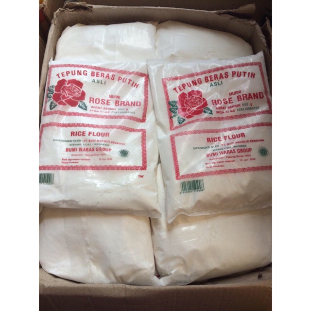 

Tepung beras Rose Brand kemasan 500gr