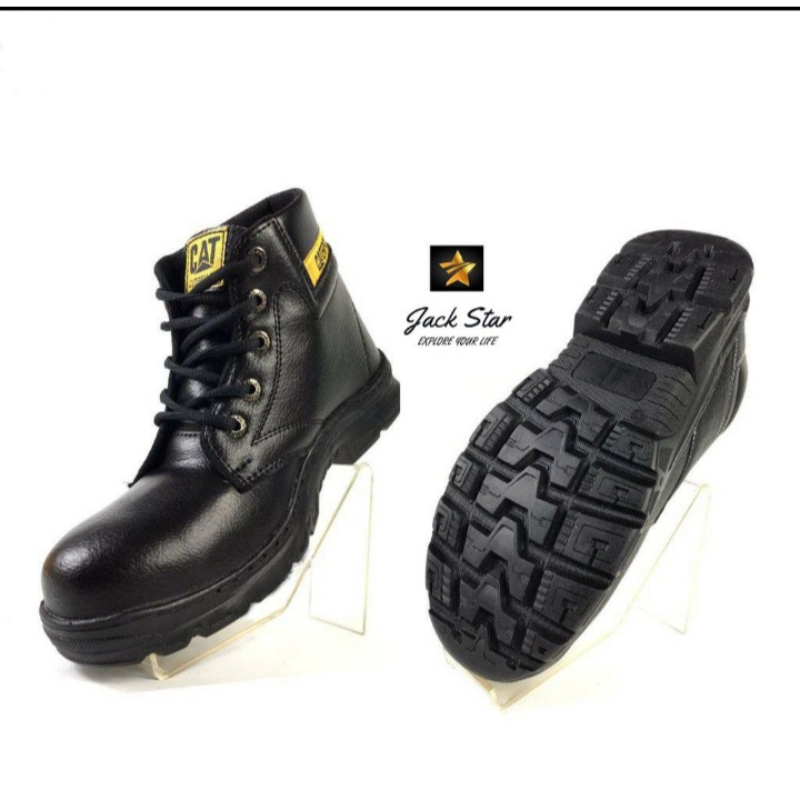 Sepatu Safety Boots Pria Ujung Besi Sepatu Safety Pria Work Safety Boots