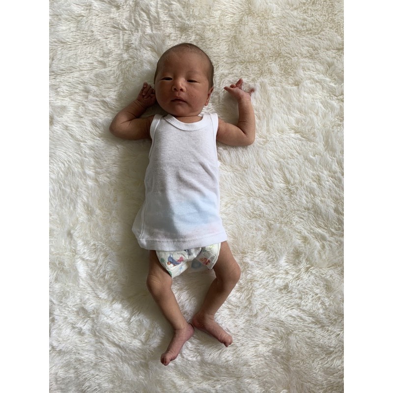 singlet bayi / kaos singlet bayi / kaos dalam bayi / kaos dalam anak / singlet bayi perempuan /singl