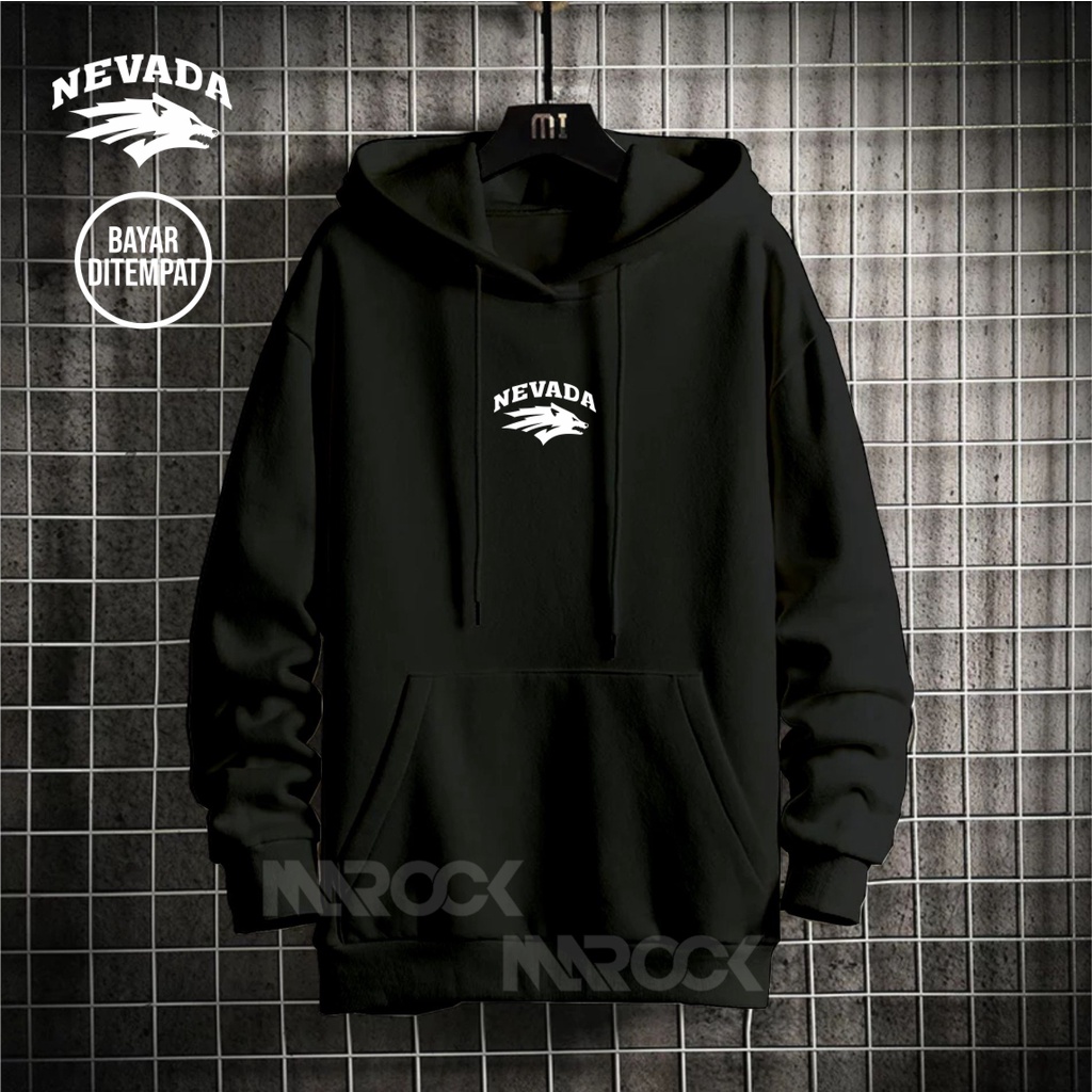 Sweater Pria Deas Off White Beludru Panas Musim Gugur Berkerudung Dingin