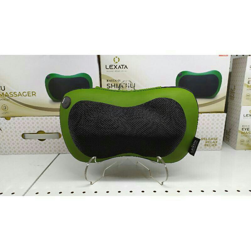 bantal pijat leher lexata / 3D shiatsu massage pillow / alat pijat leher