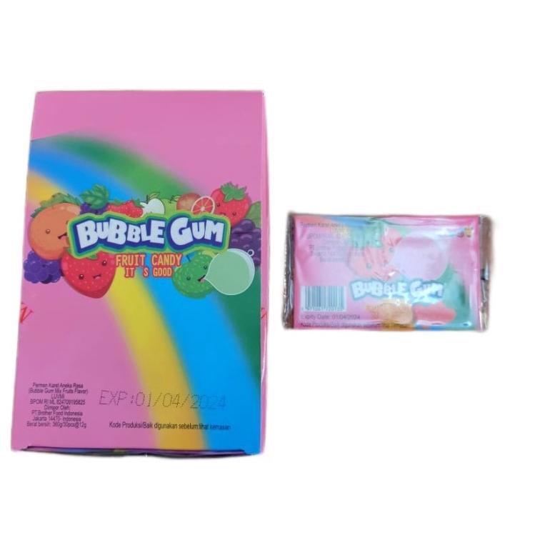 

BEST PRICE 7932 Luvmi Bubble Gum Fruit Candy / Permen Karet Amplop Box isi 30 pcs ㅱ