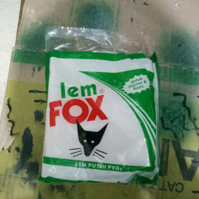 

Lem Fox Putih 400gr / Lem Putih PVAc untuk Plamur Kayu 400gram