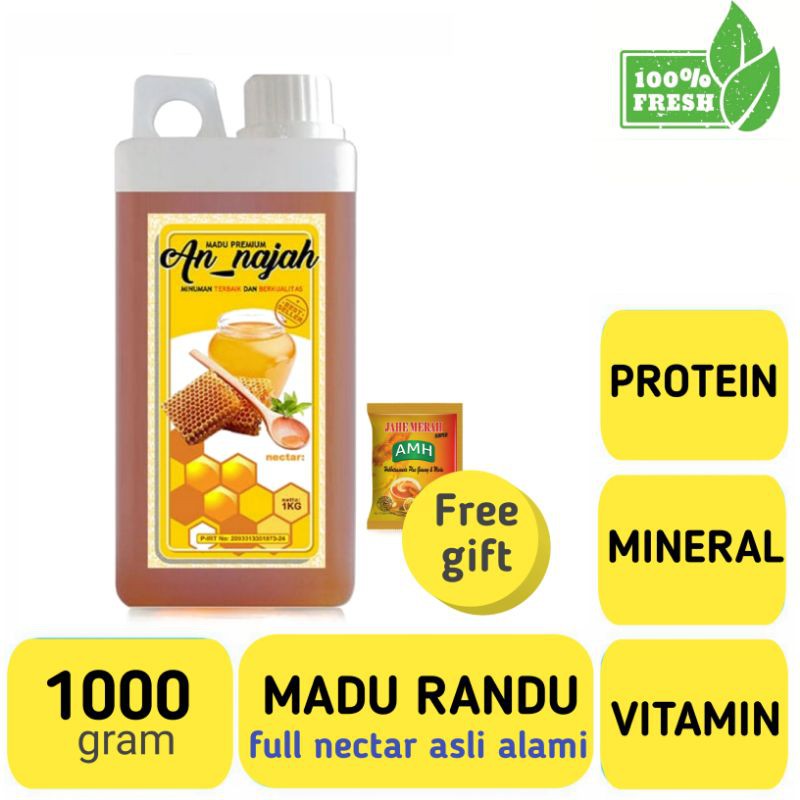 MADU MURNI 100% premium ✅ AKASIA CARVA kadar air 20%