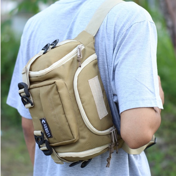 Tas Selempang Waistbag Pinggang Pria / Gerilya Jatayu