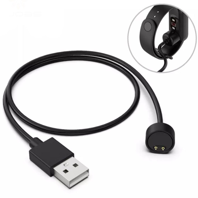 Kabel USB Charger Magnetic 2P Dock Watch Jam Xiaomi Mi Band 5 MiBand 6