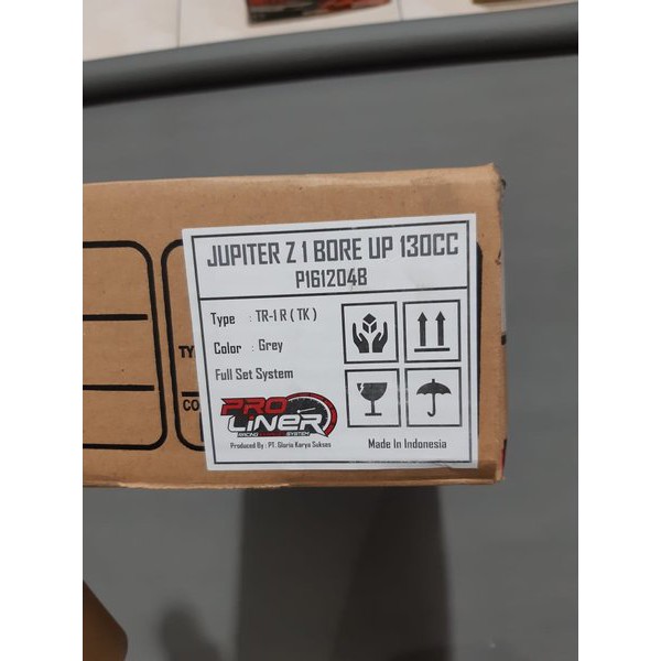 KNALPOT PRO LINER JUPITER Z1 130 CC BORE UP  RACING ORIGINAL ORI