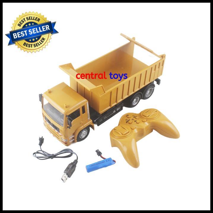 Rc Alat Berat Dump Truck Aohai 3824 Skala 1:24 Mainan Remote Truck