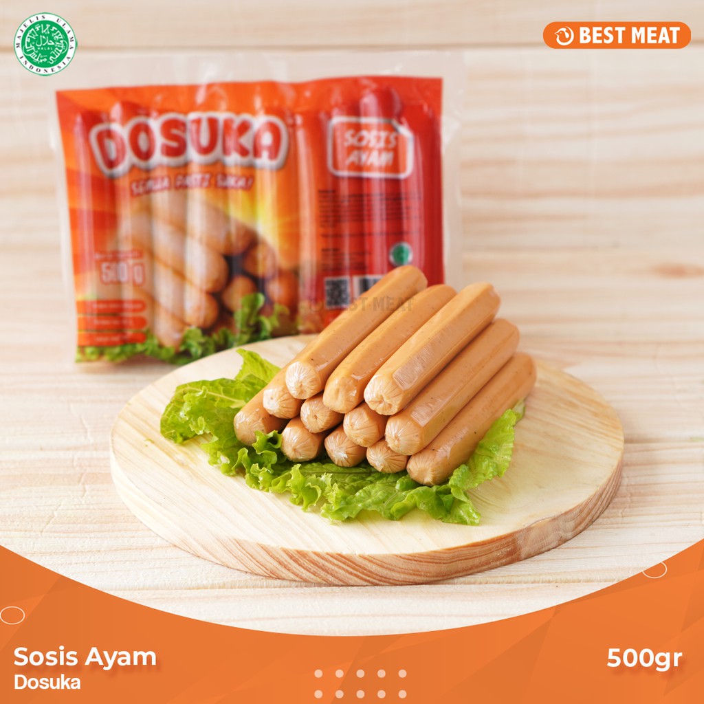 Jual Sosis Ayam Dosuka 500gr Shopee Indonesia