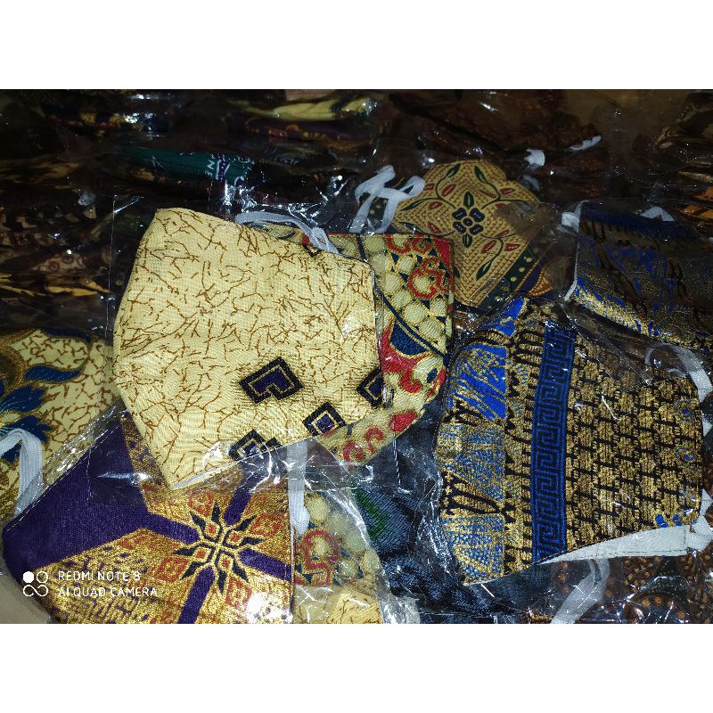 MASKER KAIN BATIK HALUS 3 PLY UNTUK ACARA RESMI DAN KONDANGAN MURAH DAN MOTIF MEWAH DAN ELEGAN