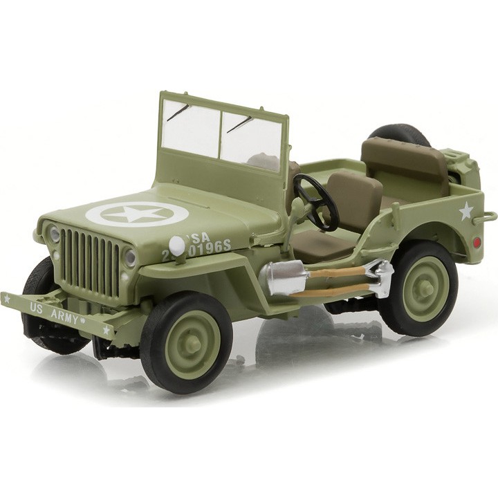 Diecast / Miniatur mobil Jeep Willys C7. Skala 43