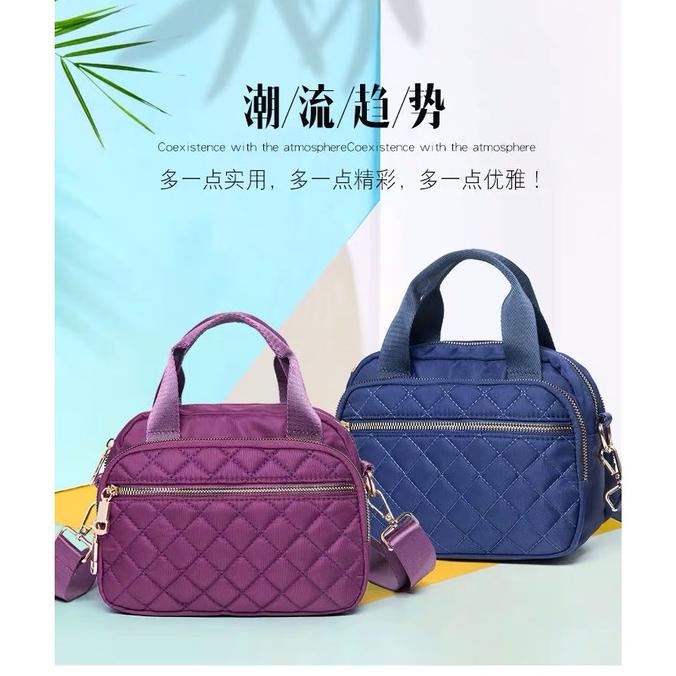 Tas Wanita Import Jinjing Selempang Bobo Bb9930 9930 Bordir Parasut