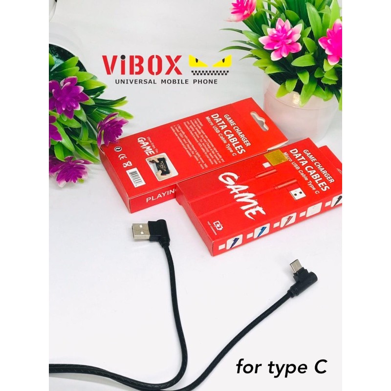 PROMO KABEL DATA VIBOX GAMING MICRO / TYPE C / IPH FAST CHARGING