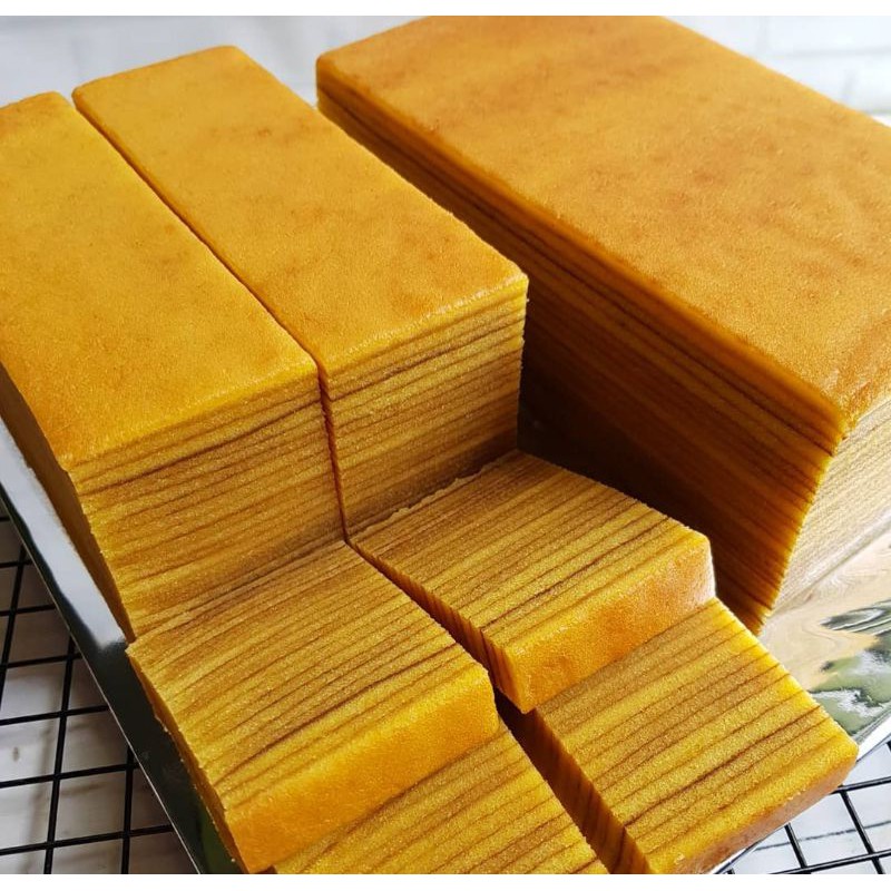 

Kue lapis legit uk 18 x 18 butter mix