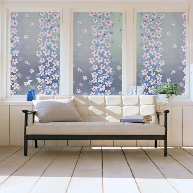 AH Shop Stiker Dekorasi Jendela Rumah / Stiker Kaca Film Jendela / Sticker Kaca Motif